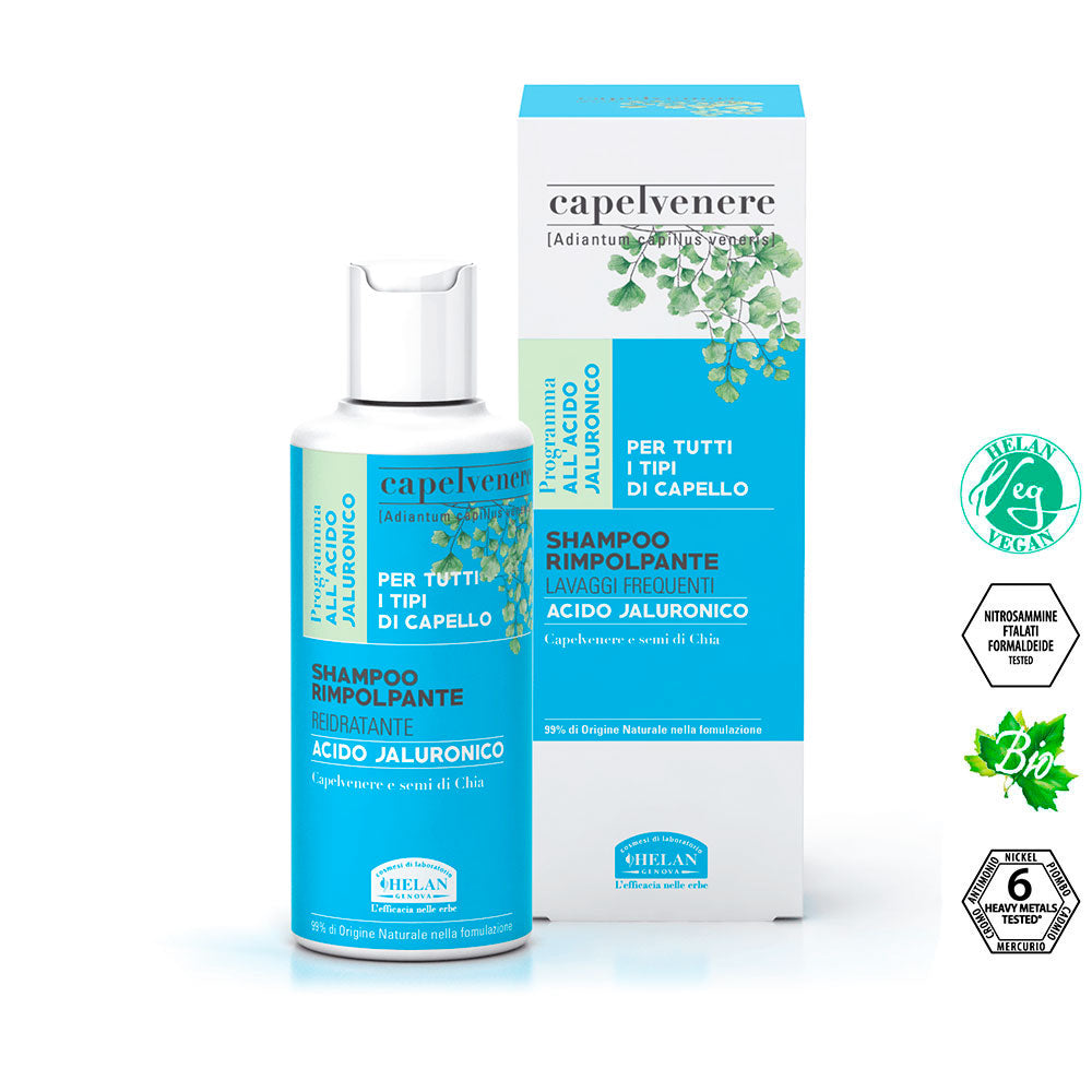 CAPELVENERE 2 - All'acido Jaluronico Shampoo Rimpolpante