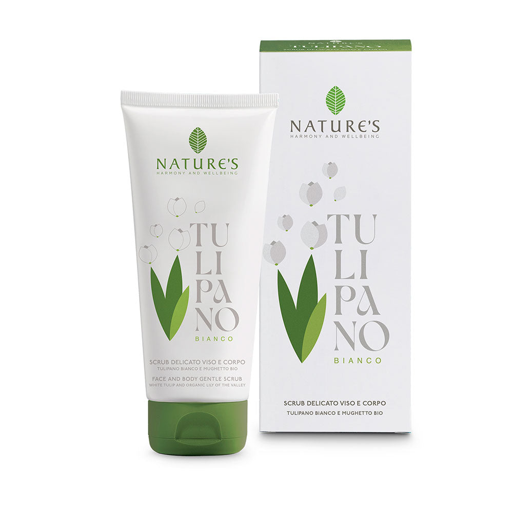 Tulipano Bianco Nature's Scrub delicato Viso e Corpo