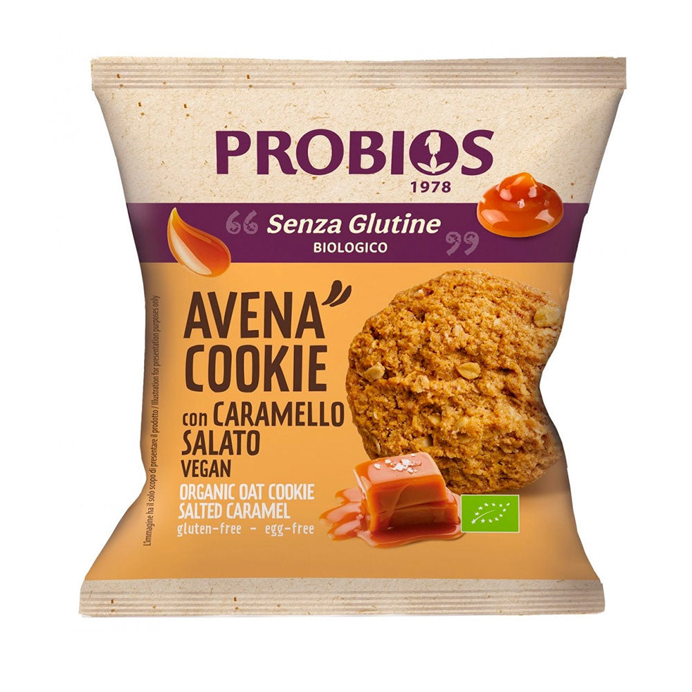 Avena Cookie Con Caramello Salato
