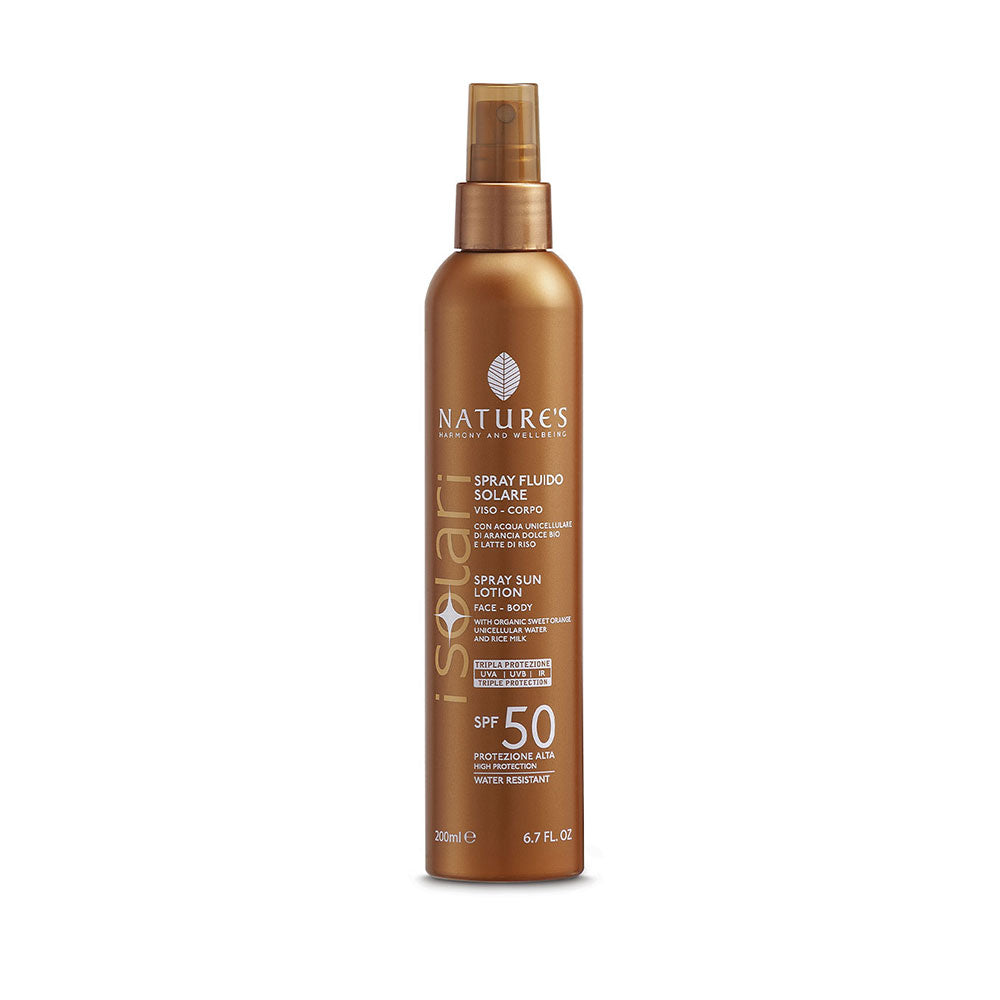 Solari Nature's Spray Fluido Solare SPF 50
