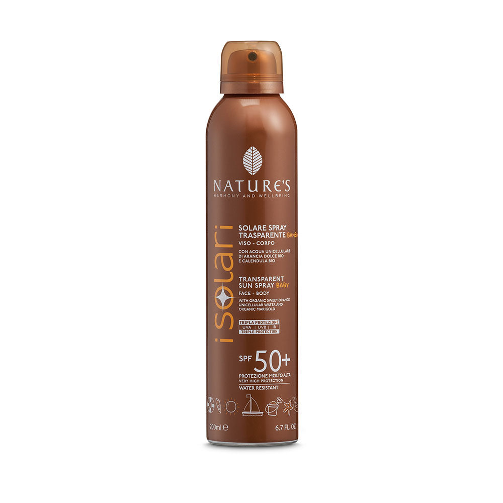 Solari Nature's Spray Trasparente Bambini SPF 50+
